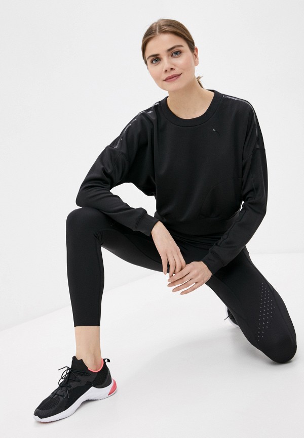 PUMA Свитшот - Train Zip Crew Sweatshirt - фото 2