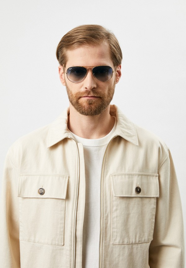 Ray-Ban® Очки солнцезащитные - AVIATOR LARGE METAL RB3025 001/3F - фото 5