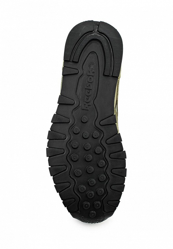 Reebok Classic Кроссовки - CL LEATHER SUEDE    CANOPY/SCOUT GREEN/W - фото 3