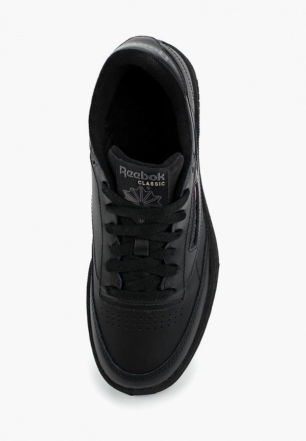 reebok classics club c trainers in premium white leather