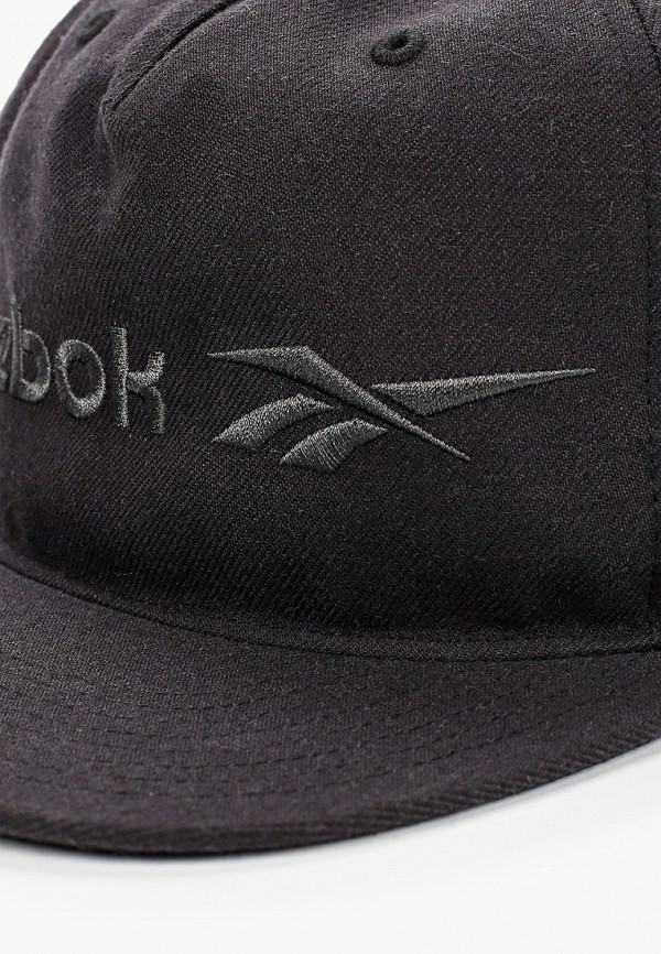 Кепка Reebok CL Vector Flat Peak Cap, цвет: черный, RE005CUJMKE0 ...