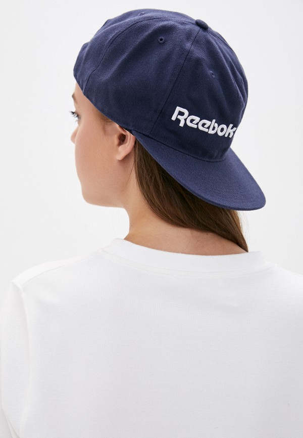 Кепка Reebok CL Vector Flat Peak Cap, цвет: синий, RE005CUJMKO1 ...