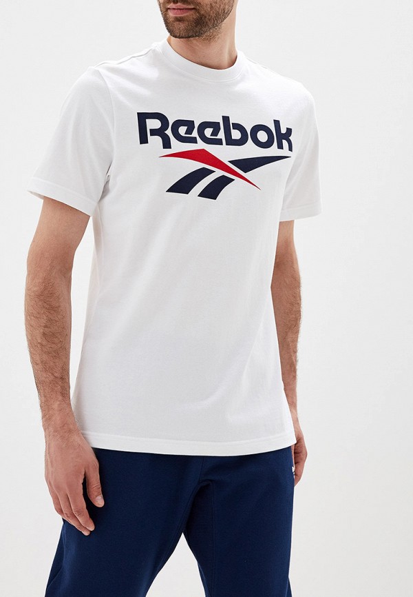 Футболка Reebok CL V Tee, цвет: белый, RE005EMFKWJ5 — купить в  интернет-магазине Lamoda