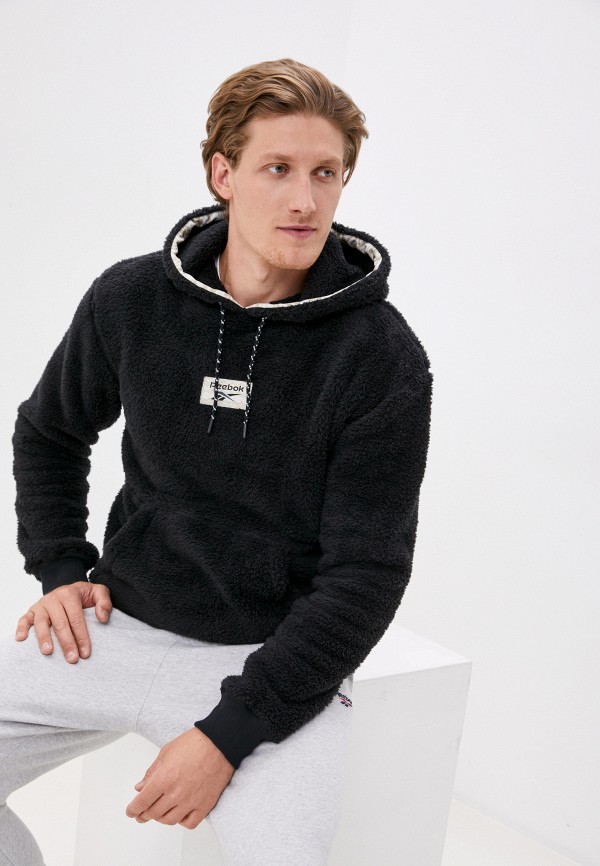 Худи Reebok CL GP WE HOODIE, цвет: черный, RE005EMJMJR6 — купить в  интернет-магазине Lamoda