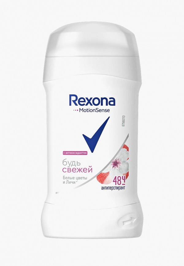 Rexona Дезодорант-стик - антиперспирант-карандаш, "Свежесть Белых цветов и Личи", 40 мл - фото 1