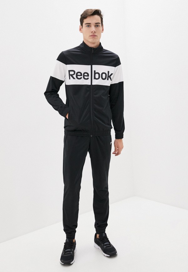 Костюм спортивный Reebok, цвет: черный, RE160EMHWFF9 — купить в  интернет-магазине Lamoda