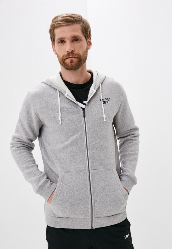 Reebok Толстовка - TE FLC FZ Hoodie - фото 1