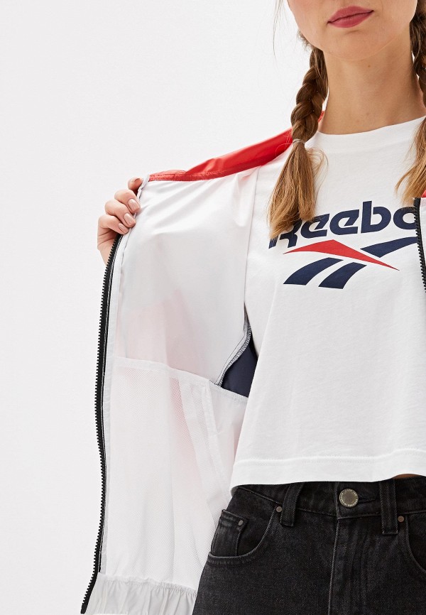 Reebok Ветровка - Linear Logo Windbreaker - фото 4