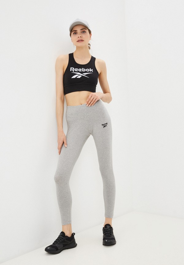 Reebok Топ спортивный - RI BL COTTON BRALETTE - фото 2