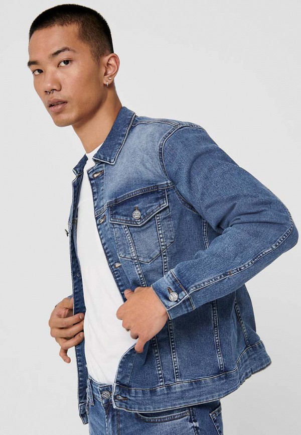 Only & Sons Куртка джинсовая - фото 4