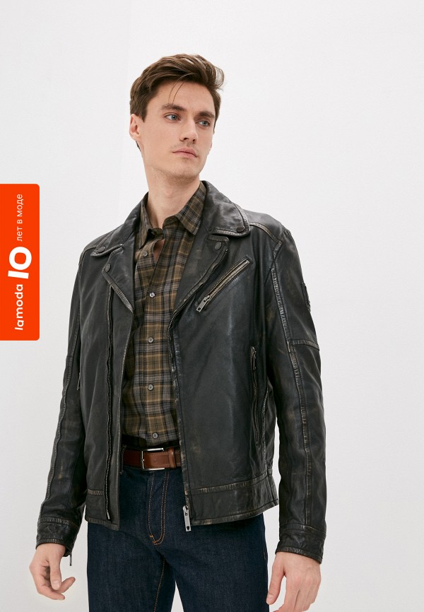 Strellson Куртка кожаная - Lamoda 10 Exclusive, Exclusive for Lamoda S.C.Parks-S - фото 1