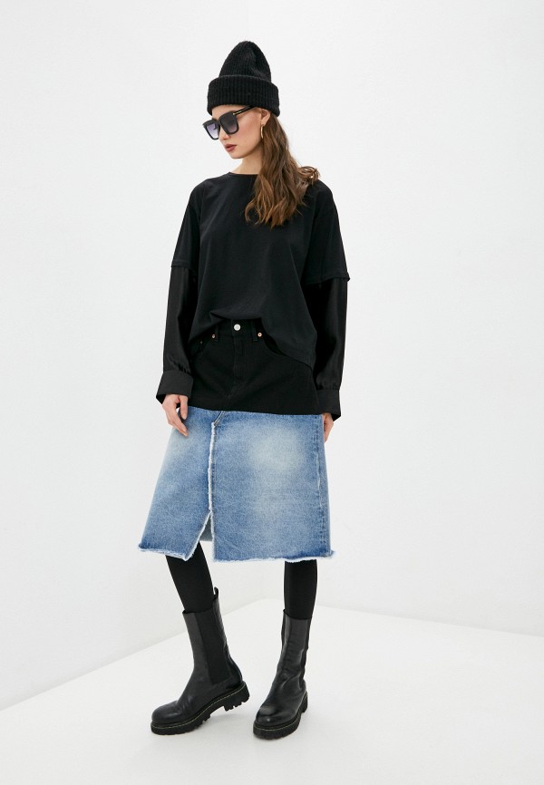 MM6 Maison Margiela Юбка джинсовая - фото 3