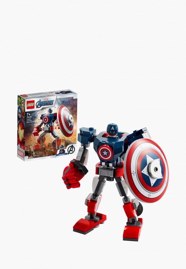 LEGO Конструктор Marvel Super Heroes - 76168, Captain America Mech Armor - фото 4