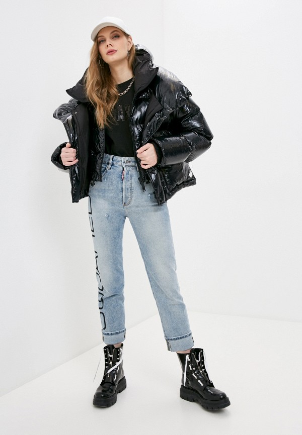Пуховик Dsquared2, цвет: черный, RTLAAB718602 — купить в интернет ...