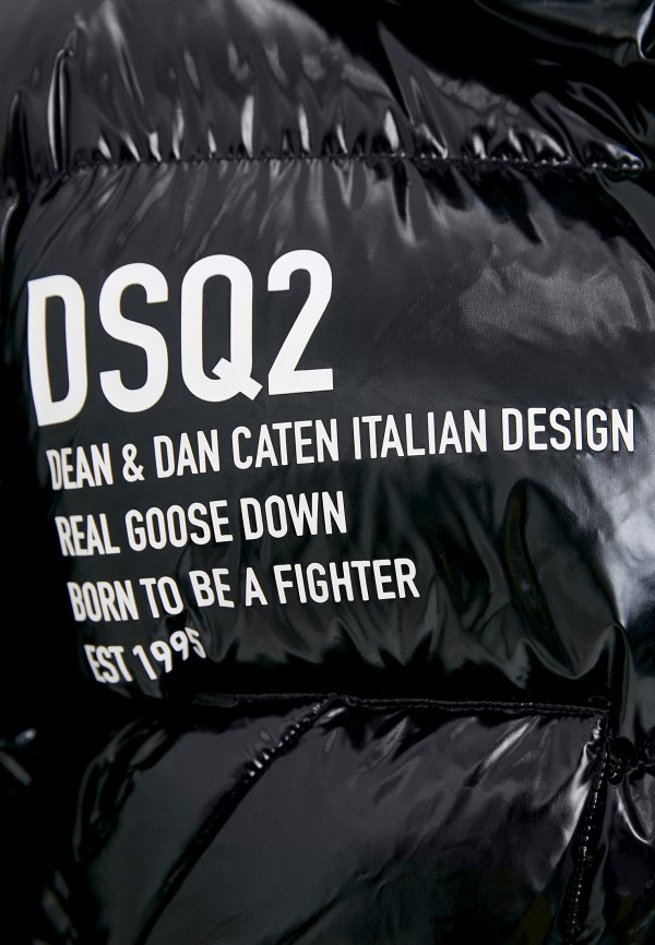 Пуховик Dsquared2, цвет: черный, RTLAAB718602 — купить в интернет ...