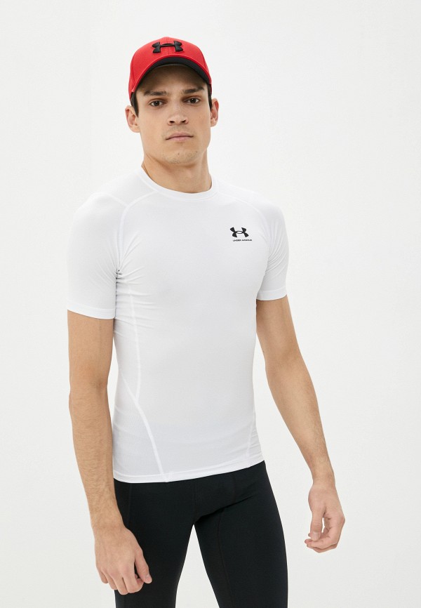 Футболка компрессионная Under Armour UA HG Armour Comp SS, цвет: белый ...