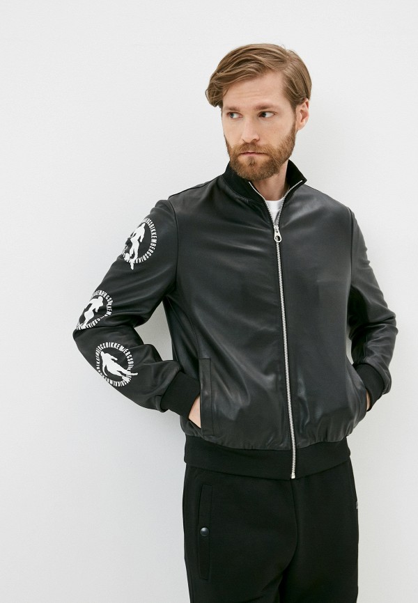 Bikkembergs Куртка кожаная - фото 1