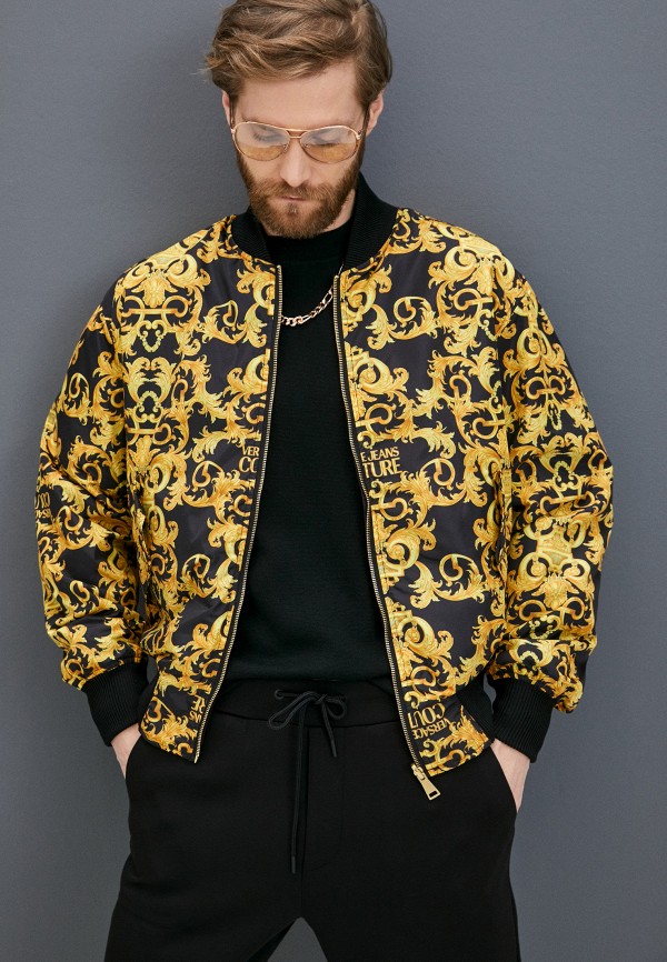 Куртка Versace Jeans Couture, цвет: желтый, RTLAAC256401 — купить в  интернет-магазине Lamoda