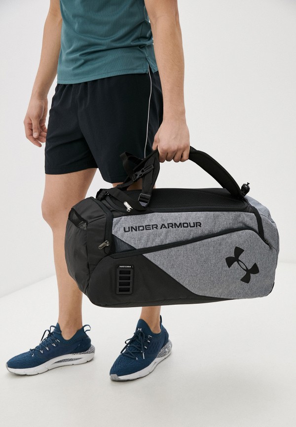 Сумка спортивная Under Armour UA Contain Duo MD Duffle, цвет: серый ...