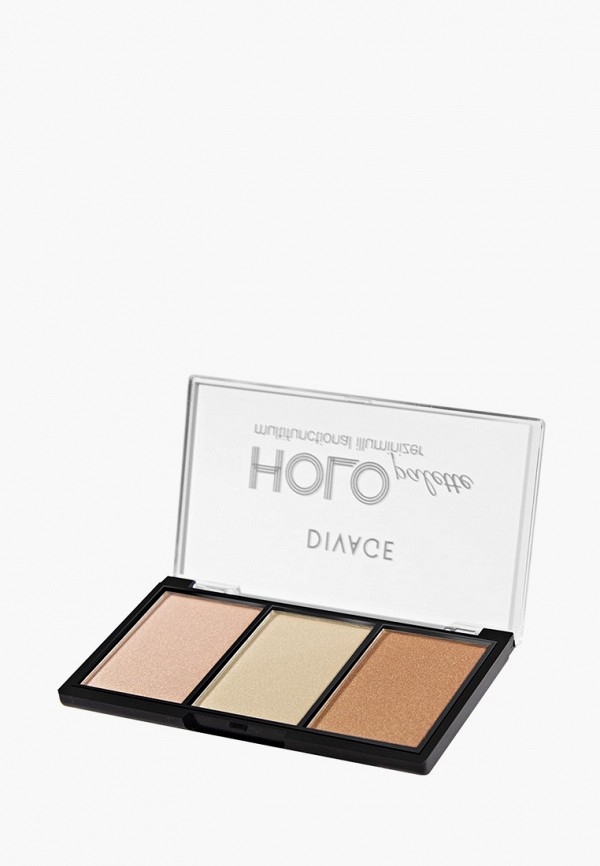 Палетка для лица Divage Holo Pallet - Мультифункциональный иллюминайзер ...