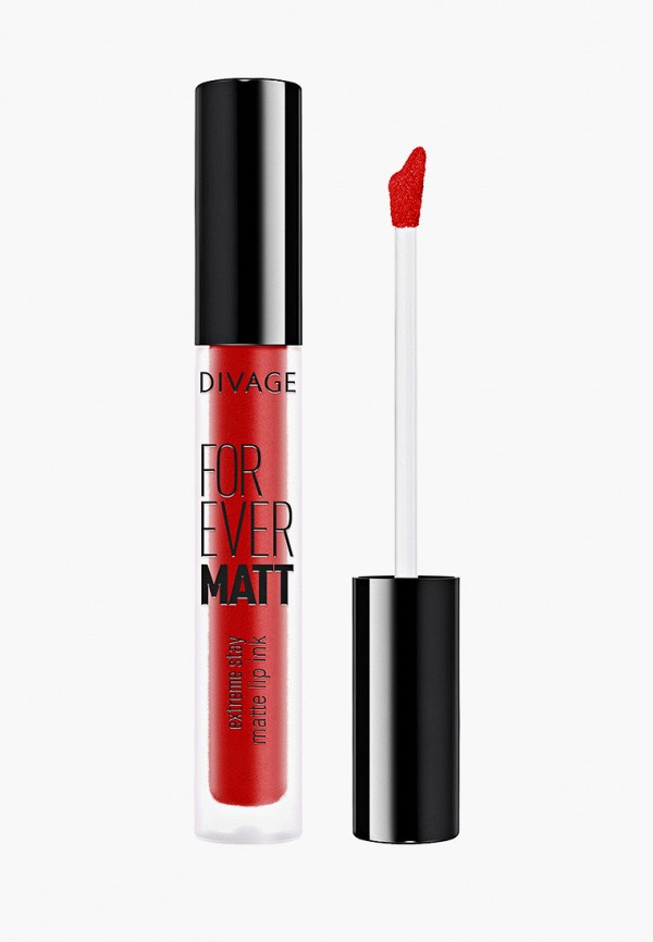 Divage Помада жидкая - FOREVER MATT Liquid Lipstick, стойкая матовая, тон 08, 3 мл - фото 1