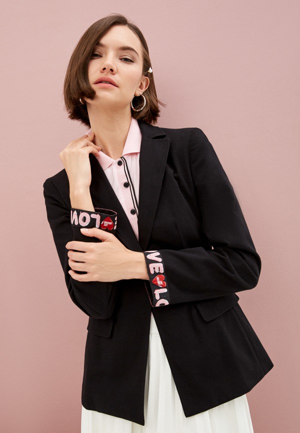 Пиджак Love Moschino купить за 16190 ₽ в интернет-магазине Lamoda.ru