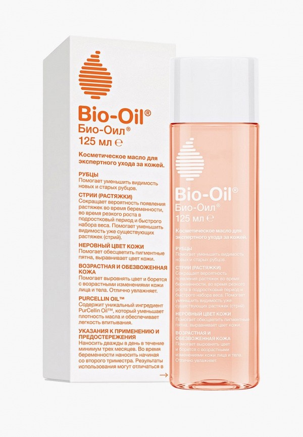 Bio Oil Масло для тела - косметическое от шрамов растяжек неровного тона, 125мл - фото 1