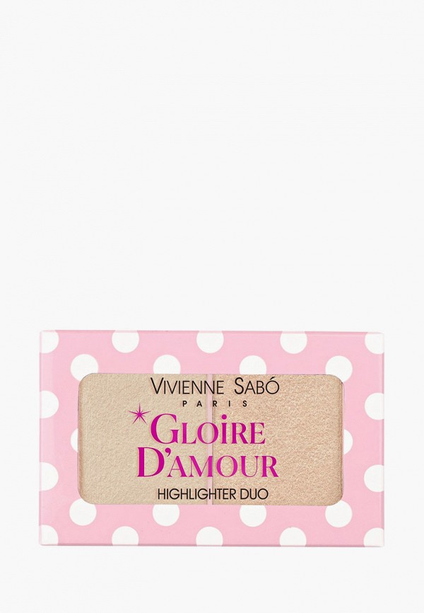 Vivienne Sabo Хайлайтер - GLOIRE D'AMOUR Highlighter Duo, тон 01 светло-розовый, 6 г - фото 1
