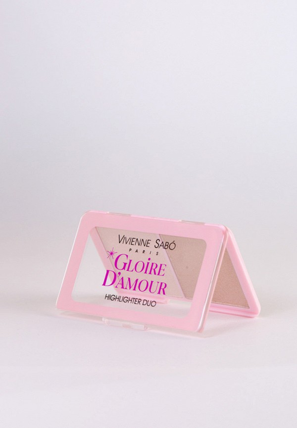 Vivienne Sabo Хайлайтер - GLOIRE D'AMOUR Highlighter Duo, тон 01 светло-розовый, 6 г - фото 4