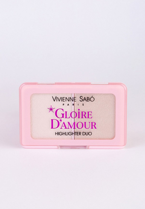 Vivienne Sabo Хайлайтер - GLOIRE D'AMOUR Highlighter Duo, тон 01 светло-розовый, 6 г - фото 6