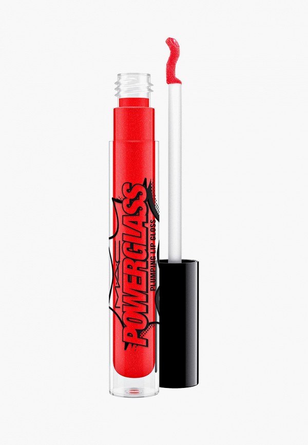 MAC Блеск для губ - придающий объем powerglass plumping lip gloss, plump up the jam 2,8 ml - фото 2