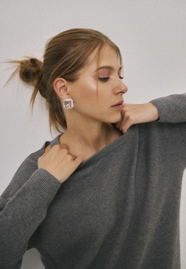 Swarovski® Клипса - Mesmera, с родиевым покрытием - фото 6