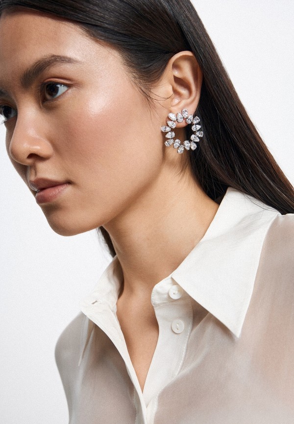 Swarovski® Серьги - Millenia, с гальваническим покрытием из золота, рутения, родия - фото 4