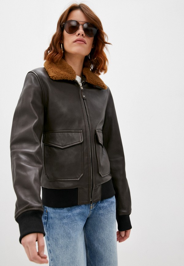 Serge Pariente Куртка кожаная - фото 1