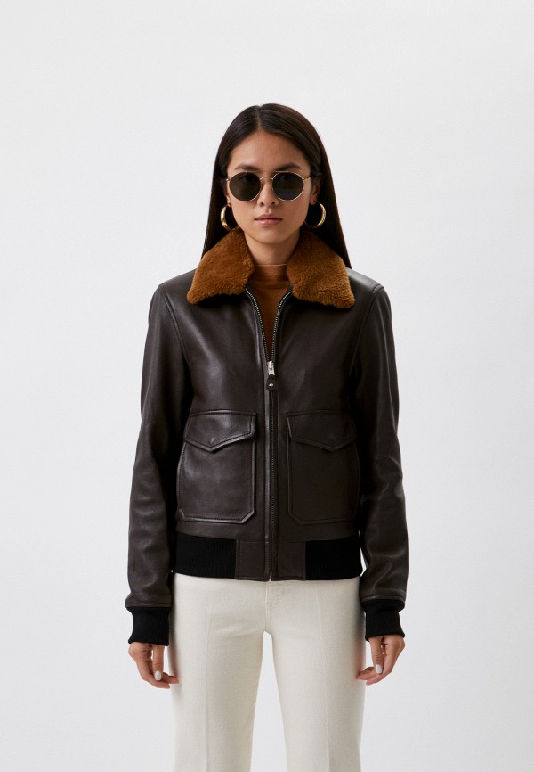 Serge Pariente Куртка кожаная - фото 1