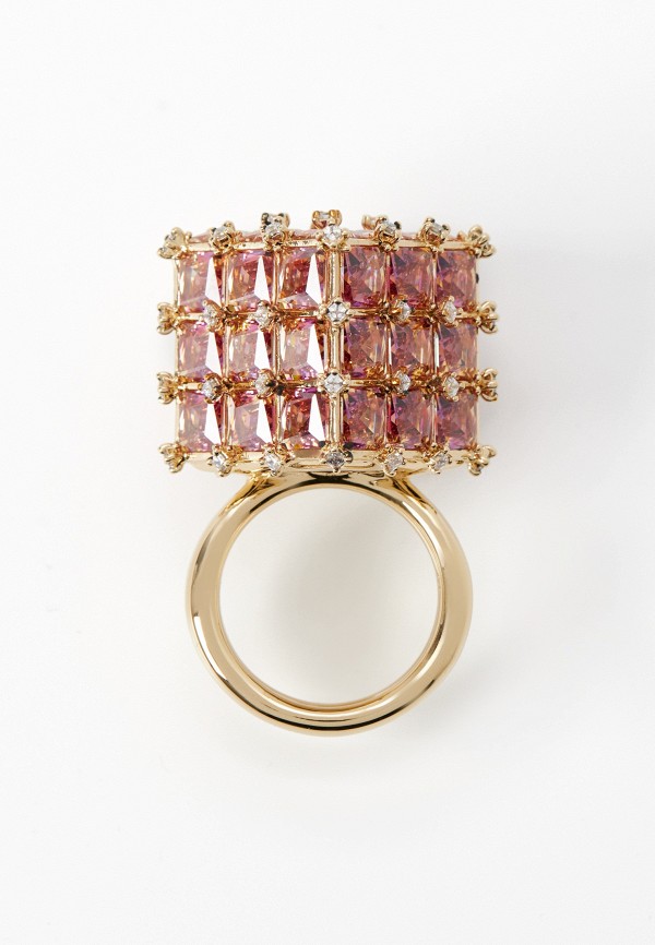 Swarovski® Кольцо - Curiosa, покрытие золото, р.55 - фото 1