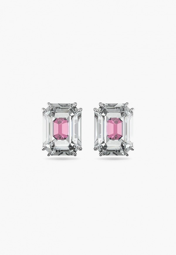 Swarovski® Серьги - Chroma, покрытие родий - фото 1