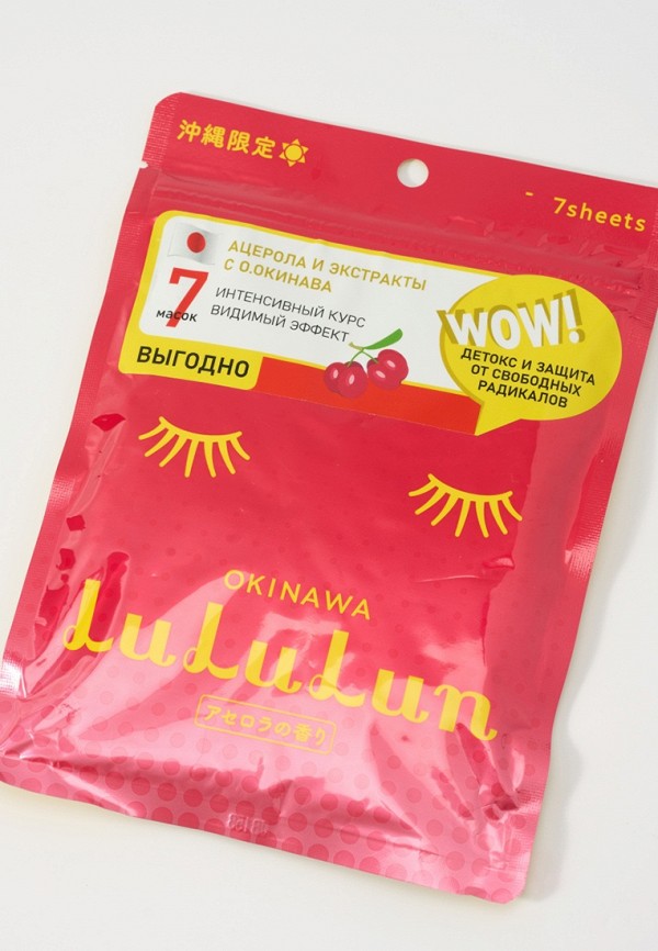 LuLuLun Маска для лица - увлажняющая и улучшающая цвет лица «Ацерола с о. Окинава» Premium Face Mask Acerola 7 130г - фото 2