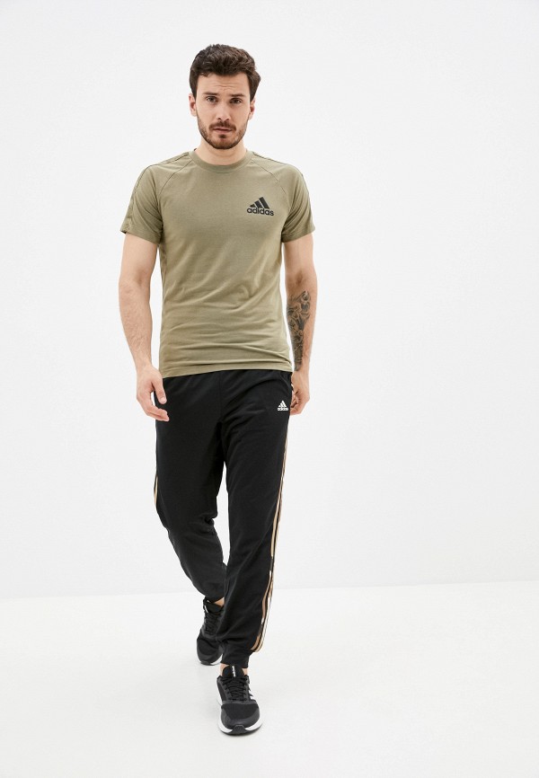 Брюки спортивные adidas M 3S JOG TP TRI CAMO купить за 2200 ₽ в  интернет-магазине Lamoda.ru