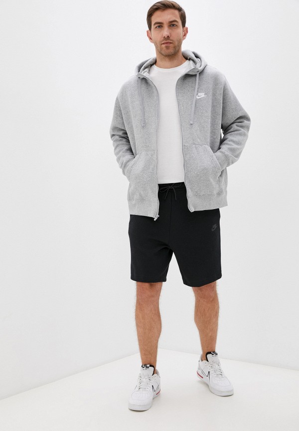 Nike Толстовка - SPORTSWEAR CLUB FLEECE MEN'S FULL-ZIP HOODIE - фото 2