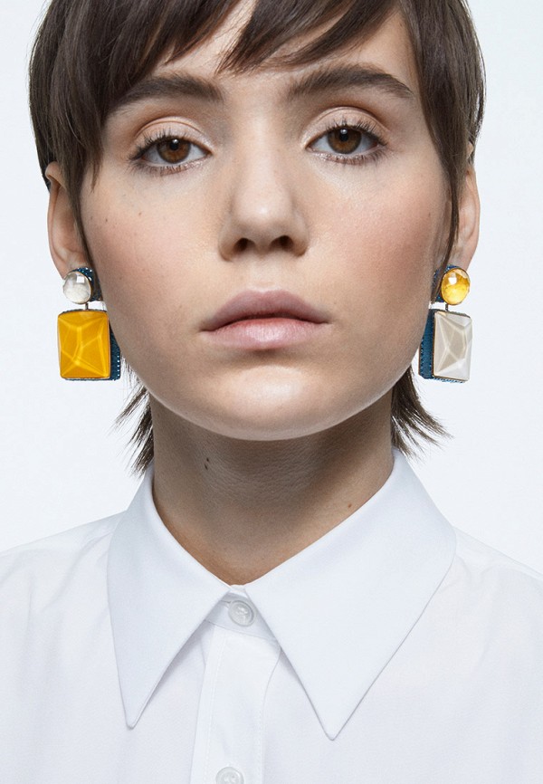 Swarovski® Серьги - Orbita, покрытие золото - фото 3