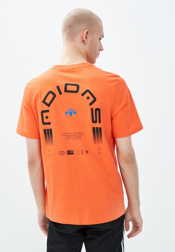 Adidas orange t shirt discount