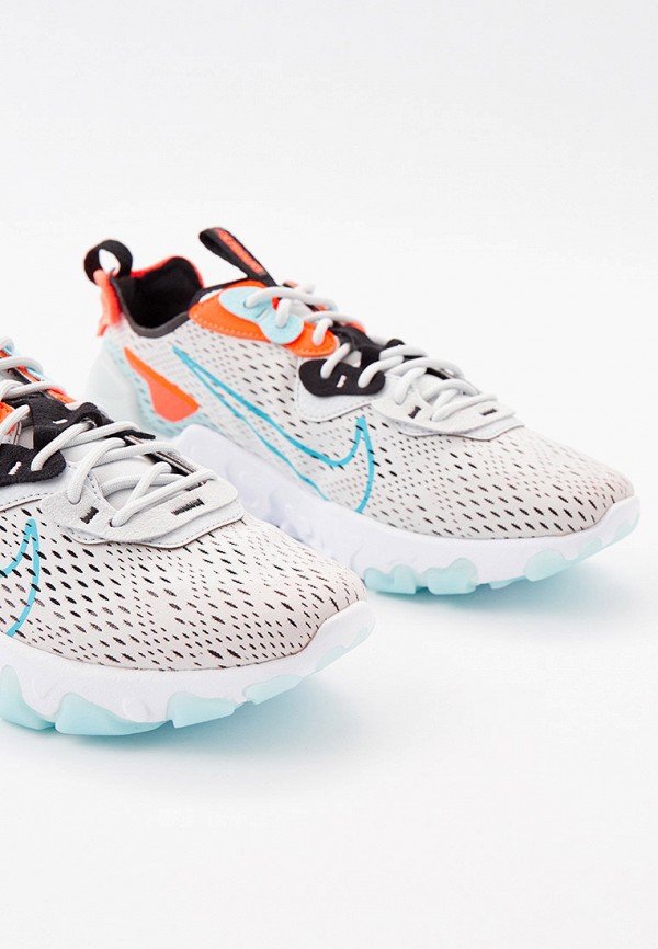 Кроссовки Nike с увеличенной полнотой, NIKE REACT VISION, цвет: серый ...