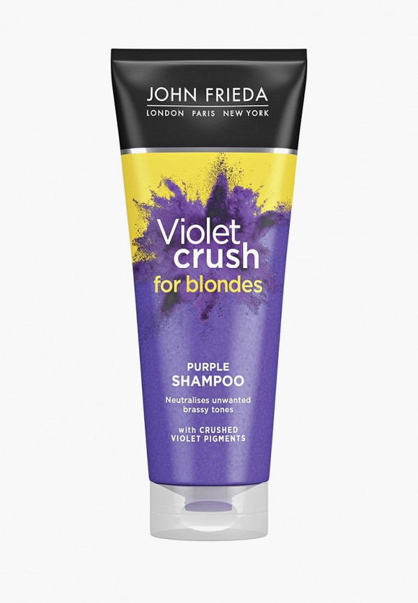 John Frieda Шампунь для нейтрализации желтизны светлых волос VIOLET CRUSH с фиолетовым пигментом, 250 мл