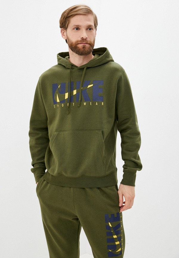 Костюм спортивный Nike M NSW SPE GX FLC TRK SUIT, цвет: хаки ...