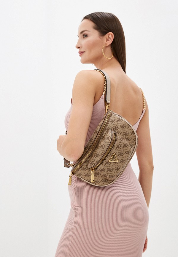 Сумка поясная Guess, цвет: коричневый, RTLAAM352501 — купить в интернет ...