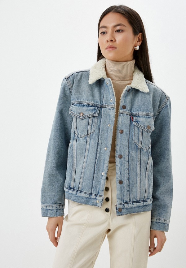 Levi's® Куртка джинсовая - EX BF SHERPA TRUCKER - фото 1