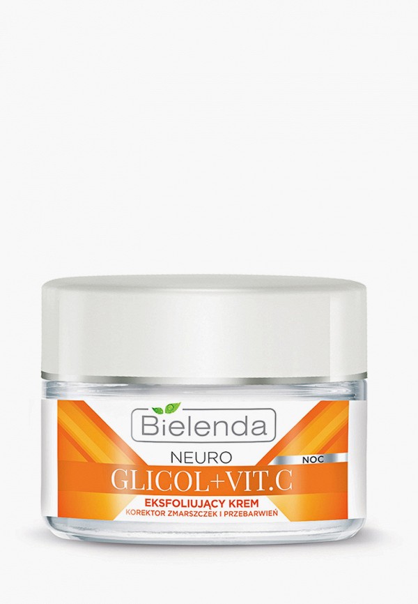 Bielenda Крем для лица - NEURO GLICOL+VIT.C, отшелушивающий корректор морщин и пигментных пятен ночь, 50 мл - фото 1