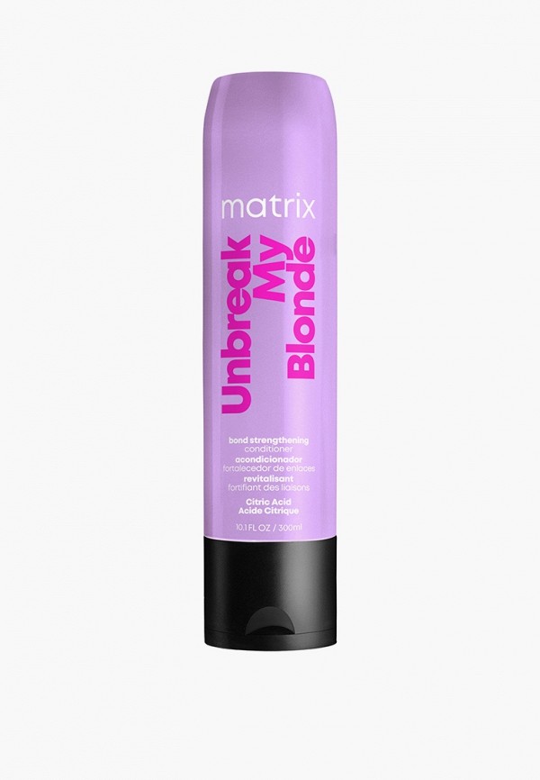 Matrix Кондиционер для волос Total Results Unbreak My Blonde укрепляющий для осветленных волос с лимонной кислотой, 300 мл