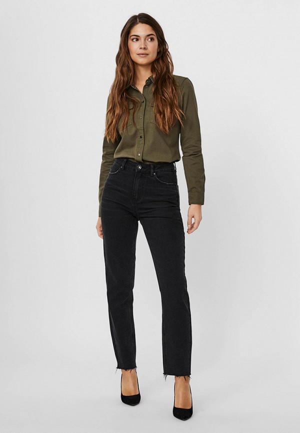 Vero Moda Джинсы - VMBRENDA HR STRAIGHT A CUT - фото 2